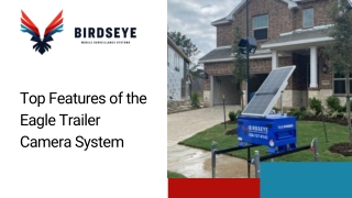 Top Features of the Eagle Trailer Camera System