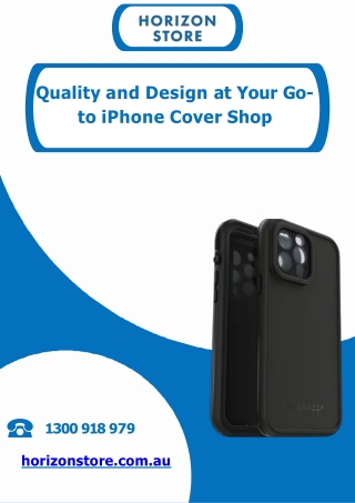 Quality and Design at Your Go-to iPhone Cover Shop