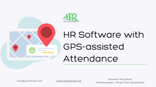 HR Software with GPS-assisted Attendance