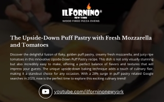 The Upside Down Puff-Pastry with Fresh Mozzarella and Tomatoes.