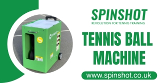 Premium Tennis Ball Machine for All Skill Levels | Spinshot Sports