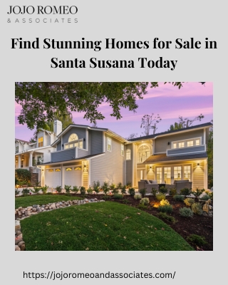 Find Stunning Homes for Sale in Santa Susana Today