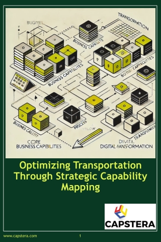 Business Capability Mapping for Transportation Companies