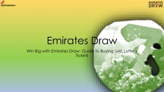 Emirates Draw PPT 45