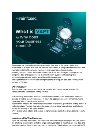 VAPT_ Is It Worth It for Your Company