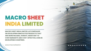 Macro Sheet: Premium Aquaculture Pond Liner for Optimal Performance