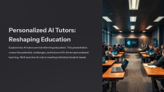 Personalized AI Tutors_ Reshaping Education