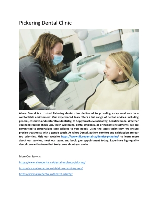 Pickering Dental Clinic