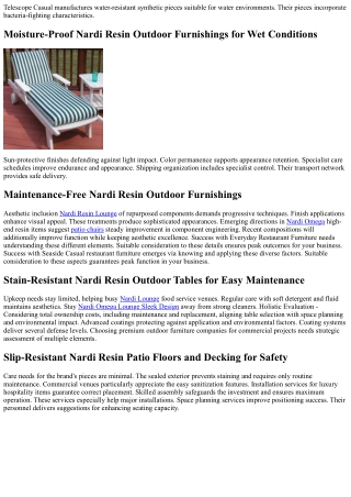 Waterproof Resin Outdoor Benches for Poolside Relaxation