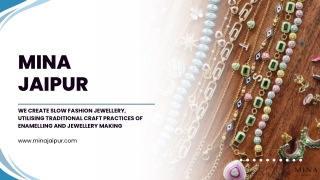 Exquisite Meenakari Jewellery Designs - Mina Jaipur