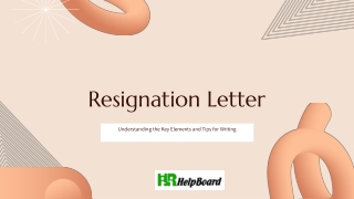 Simple Resignation Letter
