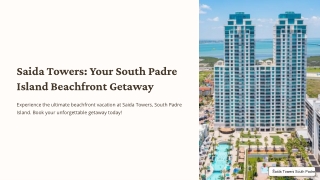 Beachfront Condos South Padre