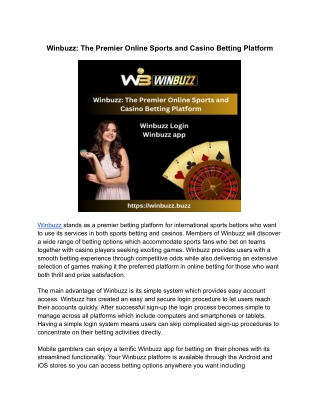 Winbuzz_ The Premier Online Sports and Casino Betting Platform (1)