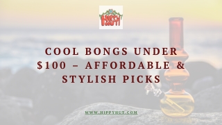 Cool Bongs Under $100 – Affordable & Stylish Picks - Hippy Hut