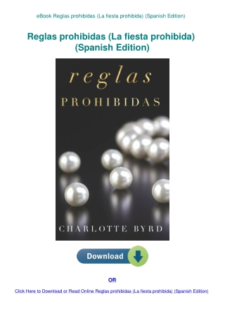 eBook Reglas prohibidas (La fiesta prohibida) (Spanish Edition)