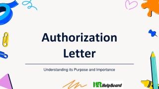 Writing Authorization Letter