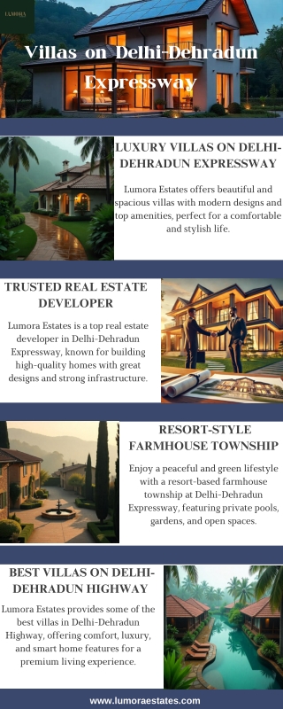 Best Villas on Delhi-Dehradun Highway – A New Standard of Living