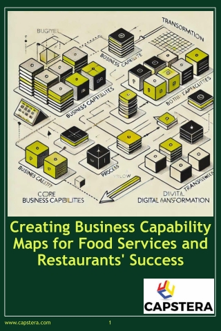 Business Capability Mapping for Food Services a