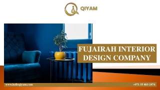FUJAIRAH INTERIOR DESIGN COMPANY