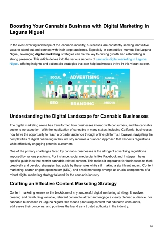 Boosting Your Cannabis Business with Digital Marketing in Laguna Niguel-1