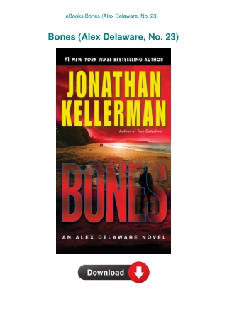 eBooks Bones (Alex Delaware  No. 23)