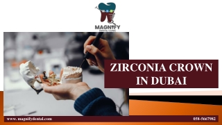 ZIRCONIA CROWN IN DUBAI