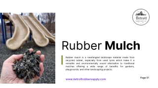 Rubber Mulch: Say Goodbye to Rot, Pests, and Constant Upkeep!