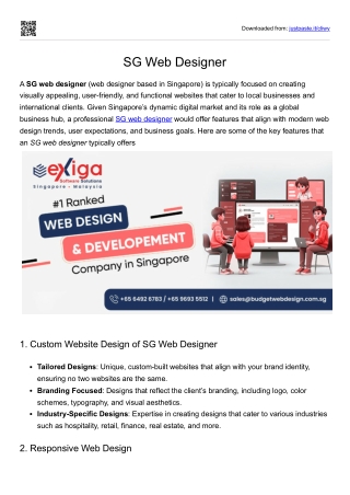 SG Web Designer
