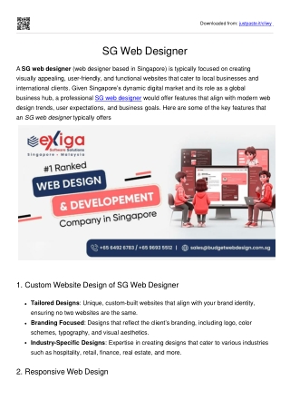 SG Web Designer