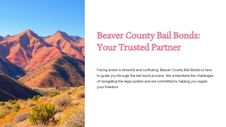 Beaver County Bail Bonds - bailbondsutah.com