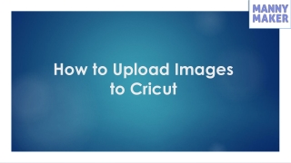 How to Upload Images to Cricut