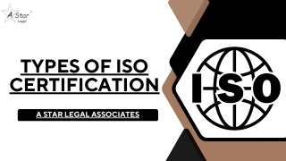 Types of ISO Certification