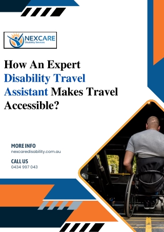 How An Expert Disability Travel Assistant Makes Travel Accessible?