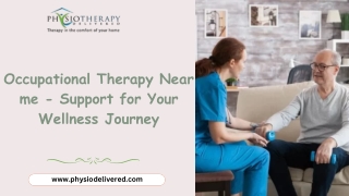 Occupational Therapy Near me - Support for Your Wellness Journey