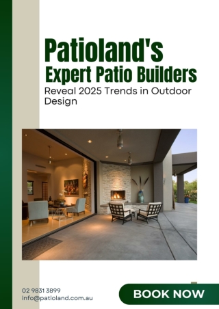 Patiolands Expert Patio Builders Reveal 2025 Trends in Outdoor Design