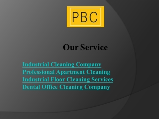 Industrial Cleaning Company