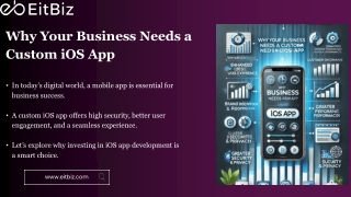 Why Your Business Needs a Custom iOS App