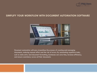 Simplify Your Workflow with Document Automation Software