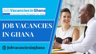 Recruitment Companies in Ghana - Job Vacancies in Ghana