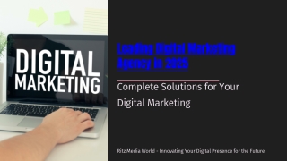 Leading Digital Marketing Agency in 2025