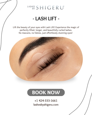 Lift the beauty of your eyes with lash lift | Lashes by Shigeru