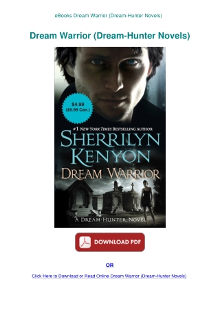eBooks Dream Warrior (Dream-Hunter Novels)