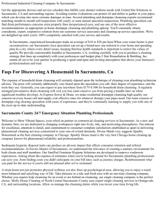 Professional One-time Cleaning Company In Orangevale, Ca