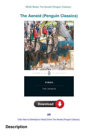 READ Books The Aeneid (Penguin Classics)