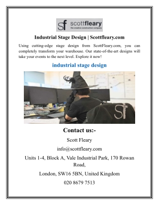 Industrial Stage Design  Scottfleary