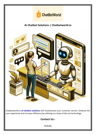 Ai Chatbot Solutions  Chatbotworld.io