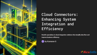 Bridging Systems with Cloud Connectors from NexInfo