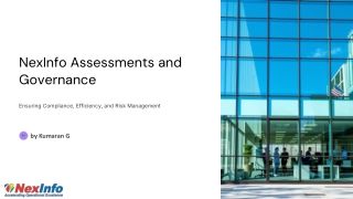 Secure & Optimize with NexInfo’s Governance Assessments