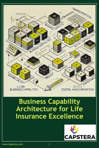 Business Capability Mapping for Life Insurers