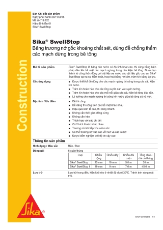 Sika Swellstop II